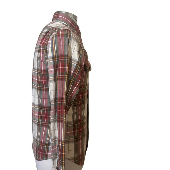 Abercrombie & Fitch Mens Small Muscle Fit Plaid Button Down Shirt Long Sleeve - Picture 5 of 11
